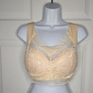 Elegant Lace Bralette in Cream